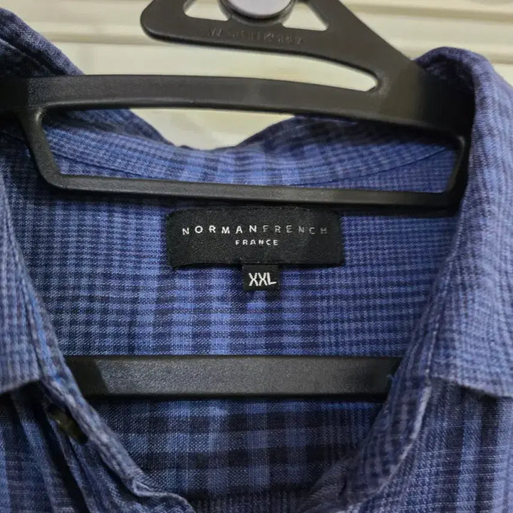 [BUNJANG] Summer Linen Check Pattern Shirt / 봄 여름  고급스런  마 린넨  남방셔츠   깨끗해요 가슴단면 61