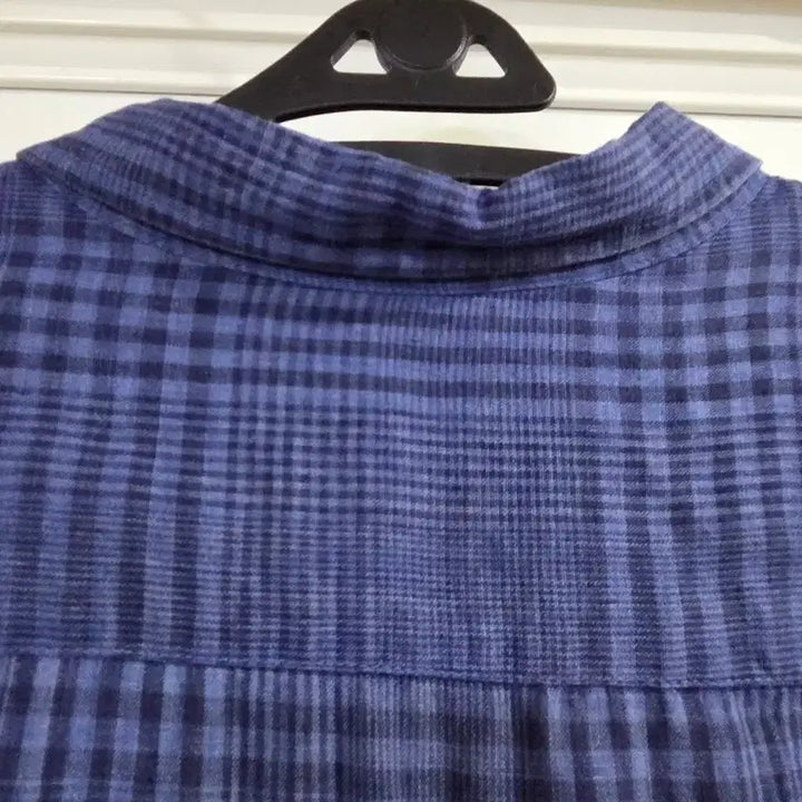 [BUNJANG] Summer Linen Check Pattern Shirt / 봄 여름  고급스런  마 린넨  남방셔츠   깨끗해요 가슴단면 61
