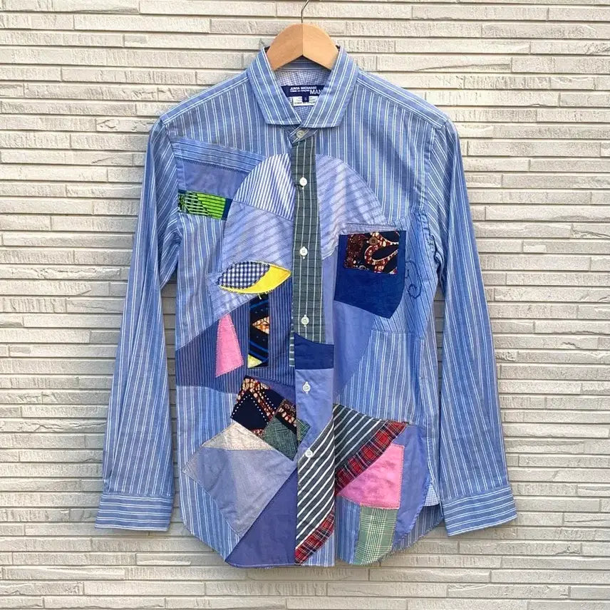 [BUNJANG] Junya Watanabe Patchwork Shirt / 준야 와타나베 패치워크 셔츠