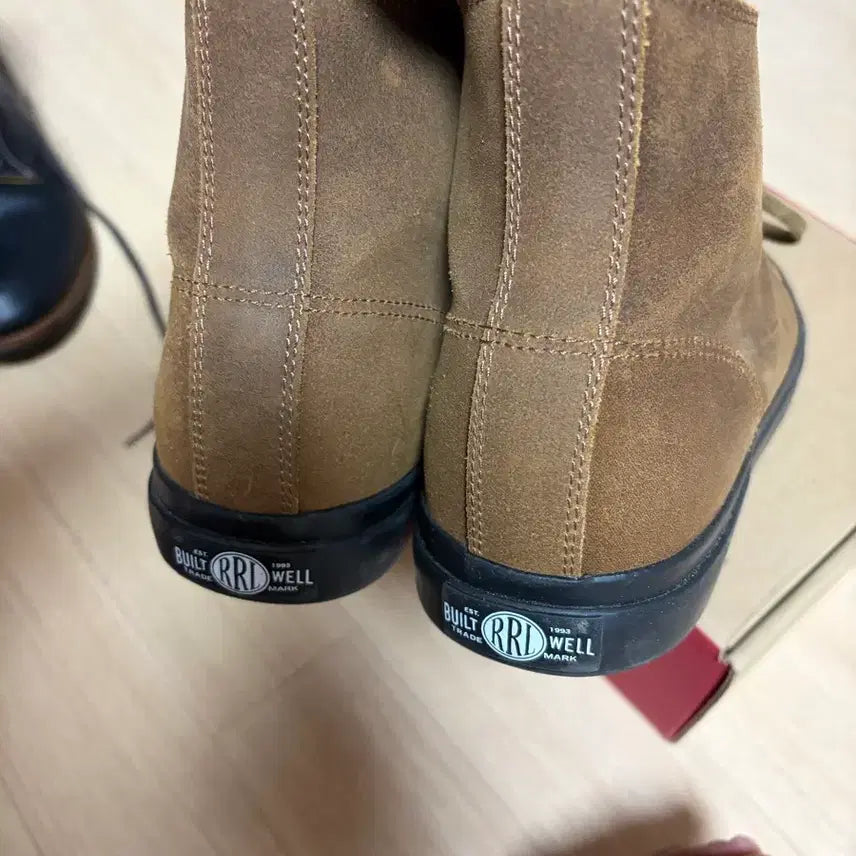 [BUNJANG] RRL Rough Out High-Top Sneakers / RRL 러프아웃 스니커즈