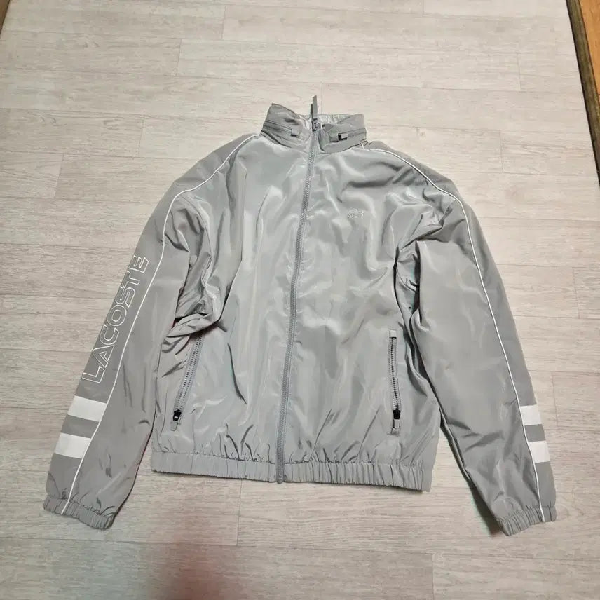 [BUNJANG] Lacoste Windbreaker Jacket Grey M / 택달린 새상품 //라코스테 바람막이 자켓 050 그레이 M