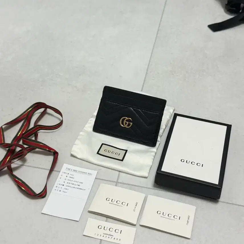 [SOLD OUT] [정품]구찌 마몽 카드지갑(풀박스)