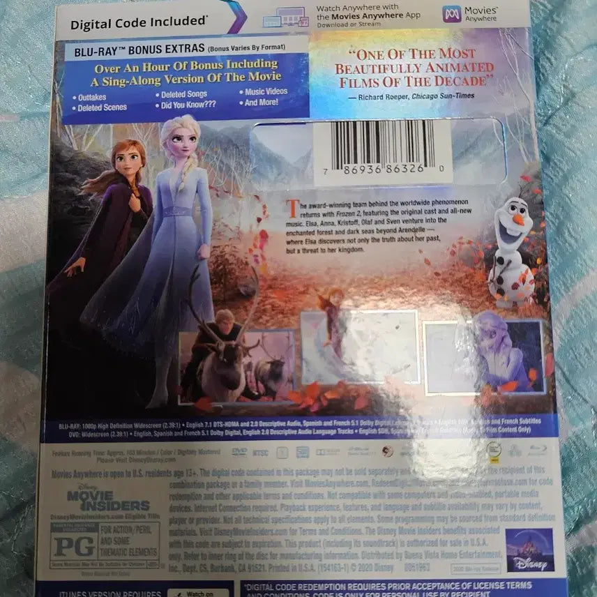 [BUNJANG] Frozen 2 Blu-ray / 겨울왕국2 블루레이