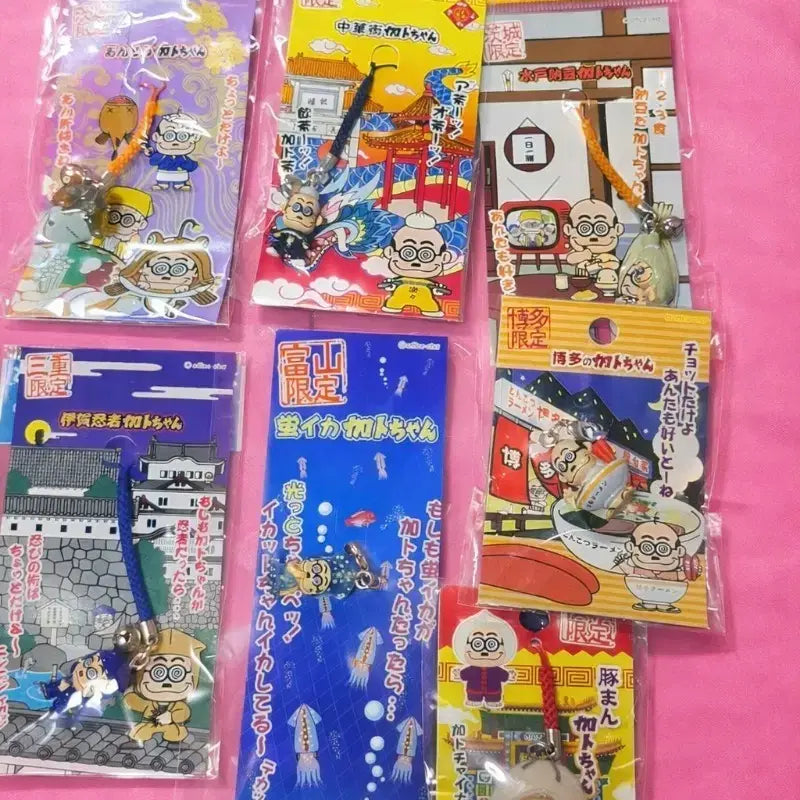 [SOLD OUT] 카토짱 스트랩  고전  카토짱 키링 7개 일괄