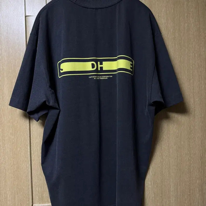 [BUNJANG] Solid Homme Back Logo Gray T-shirt / 솔리드옴므 백로고 반팔 티셔츠
