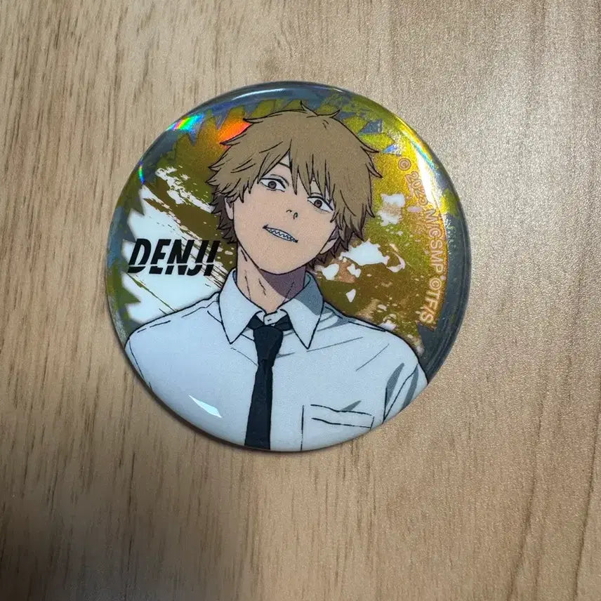 [BUNJANG] Chainsaw Man Denji Metallic Can Badge / [개봉] 체인소맨 메탈릭 캔뱃지 덴지