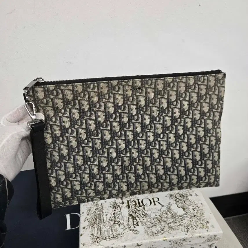 [BUNJANG] Dior Oblique Clutch Bag / [보증서 정품] 디올 오블리크 클러치백