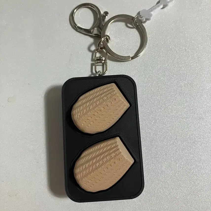 [SOLD OUT] 디저트 클릭커 클리커 키링 마들렌 푸딩 청축 크림치즈 냉장고 두쫀쿠 키캡