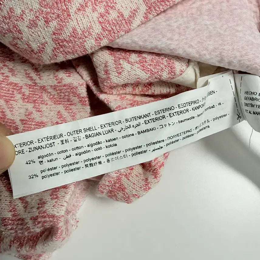 [BUNJANG] ZARA Houndstooth Skort (Pink) - Size S / 자라 하운드투스 치마바지 (핑크)