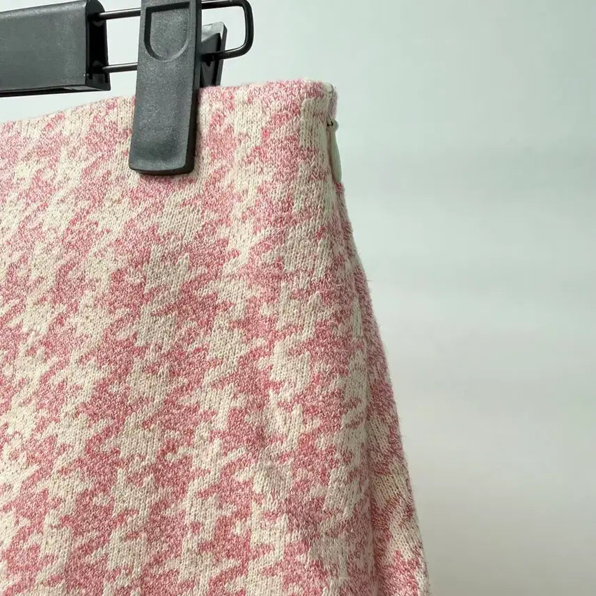 [BUNJANG] ZARA Houndstooth Skort (Pink) - Size S / 자라 하운드투스 치마바지 (핑크)