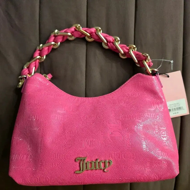 [BUNJANG] Juicy Couture Pink Chain Shoulder Bag / 오늘만)쥬시꾸뛰르 핑크 체인 숄더백 새상품