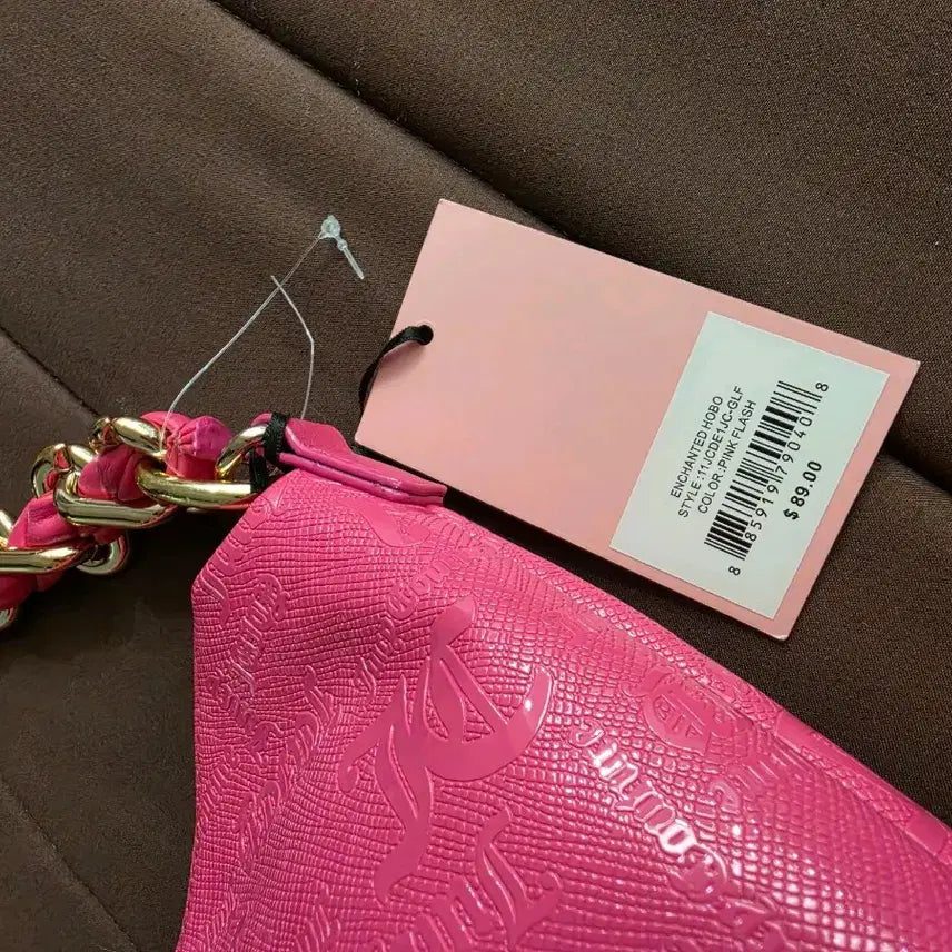 [BUNJANG] Juicy Couture Pink Chain Shoulder Bag / 오늘만)쥬시꾸뛰르 핑크 체인 숄더백 새상품