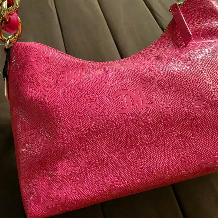 [BUNJANG] Juicy Couture Pink Chain Shoulder Bag / 오늘만)쥬시꾸뛰르 핑크 체인 숄더백 새상품