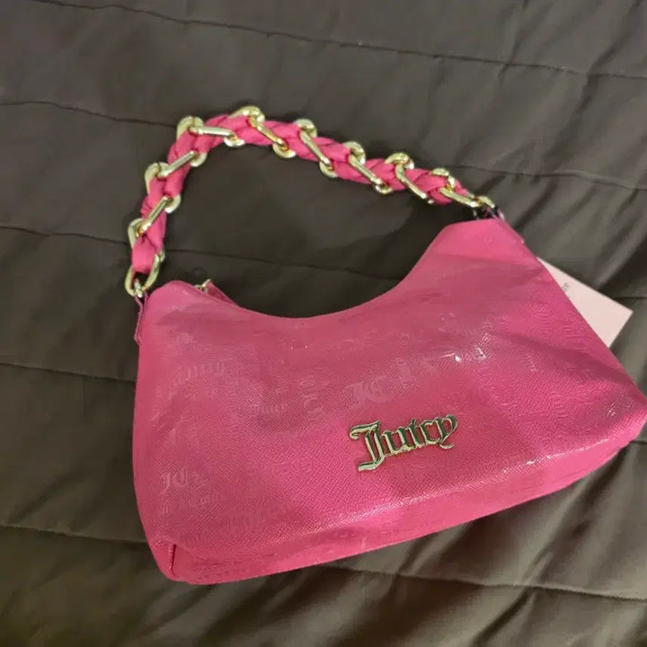 [BUNJANG] Juicy Couture Pink Chain Shoulder Bag / 오늘만)쥬시꾸뛰르 핑크 체인 숄더백 새상품