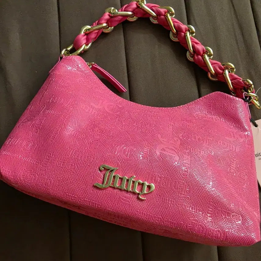 [BUNJANG] Juicy Couture Pink Chain Shoulder Bag / 오늘만)쥬시꾸뛰르 핑크 체인 숄더백 새상품