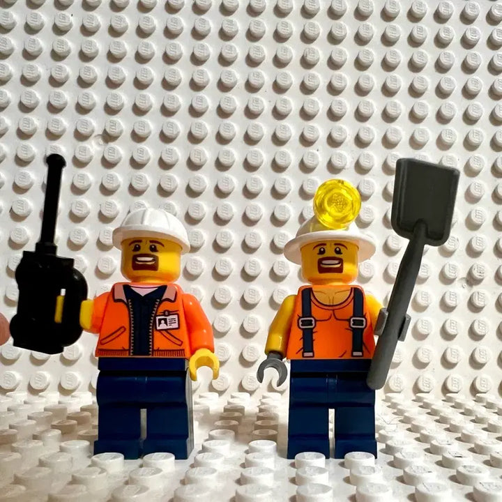 [BUNJANG] Lego Construction Worker Bundle Set / 레고 건설 노동자 피규어 3종일괄