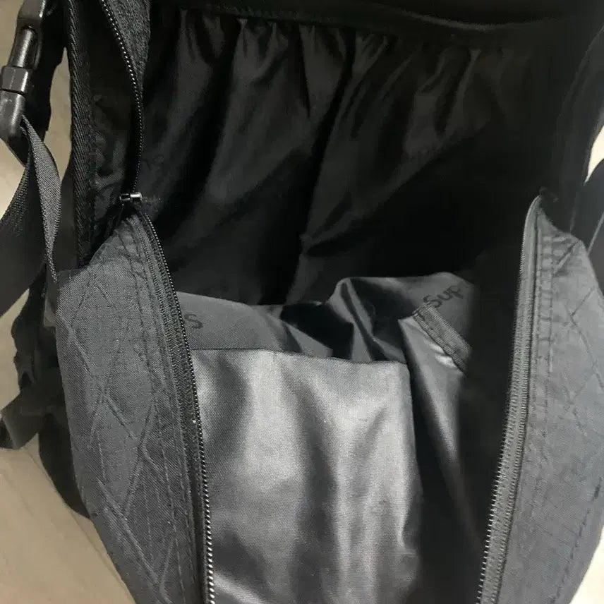 [BUNJANG] Supreme Black Backpack 18FW / 슈프림 블랙 백팩 18FW