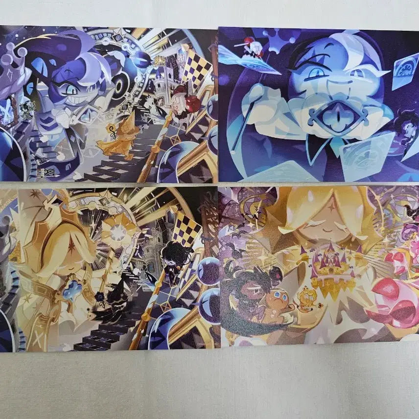 [SOLD OUT] 쿠키런 킹덤 쿠킹덤 쉐도우밀크 쿠키 퓨어바닐라 쿠키 엽서 쉐밀 퓨바