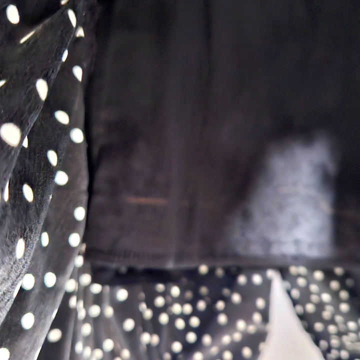 [BUNJANG] Here Dingdong Dot Frill Midi Dress / 딩동 :) 도트 프릴 미디원피스