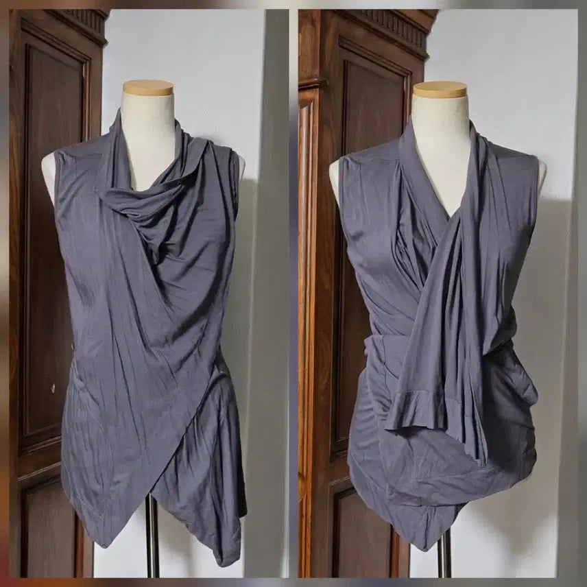 [BUNJANG] Rick Owens Drape Vest / 미사용/릭오웬스/드레이프 베스트/40