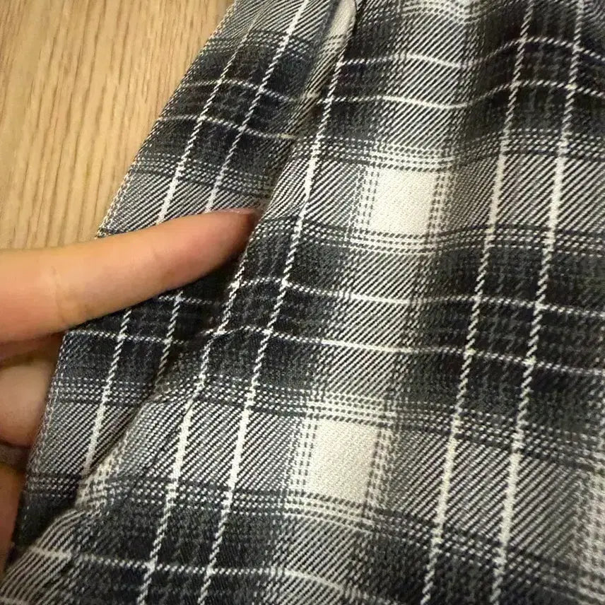 [BUNJANG] Unisex Checkered Pants / 새상품 한여름까지도 가능한 얇은면100% 체크바지 남여공용