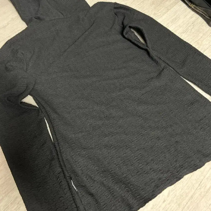 [BUNJANG] Sculptor Crinkle Hoodie Black / 스컬프터 크링클 후드티 블랙L