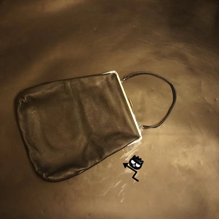 [BUNJANG] Vintage Leather Tote Bag / 2513 복고 큰사이즈 가죽토트백 토트가방 가죽백 가죽가방 빈티지가방