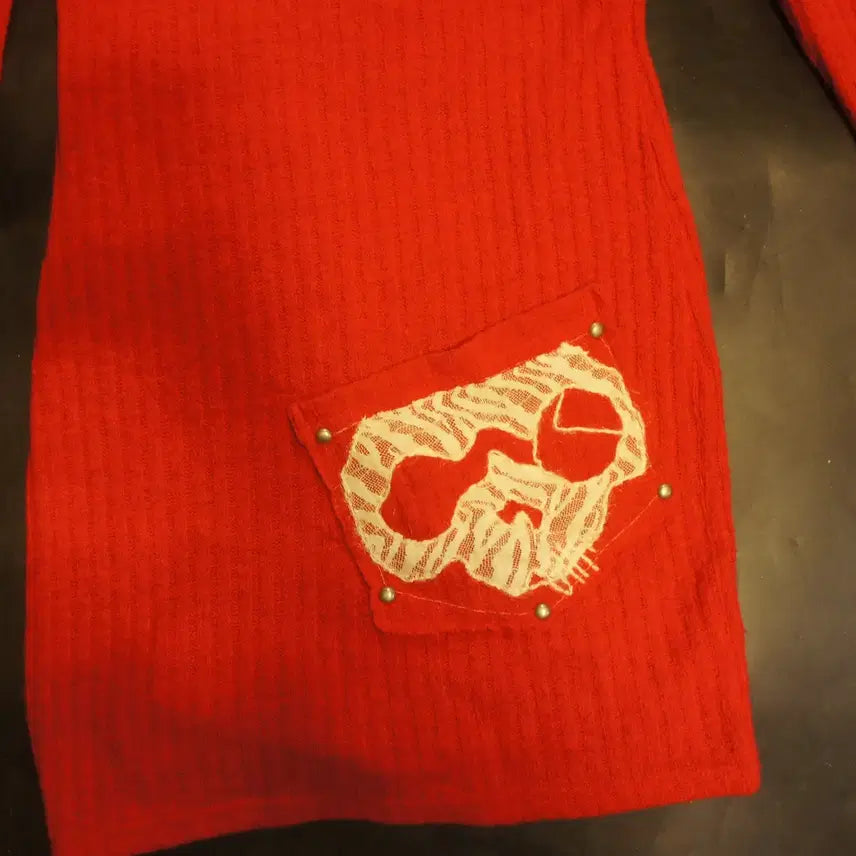 [BUNJANG] 1963 Red Knit Mini Dress / 1963 니트원피스 미니원피스 여자원피스 롱원피스 뷔스티에원피스