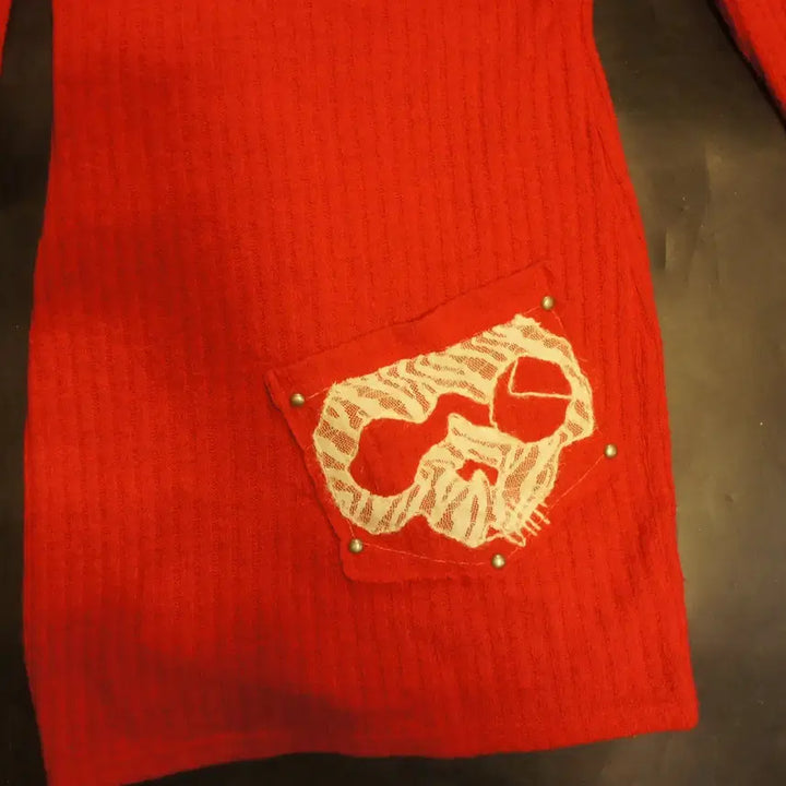[BUNJANG] 1963 Red Knit Mini Dress / 1963 니트원피스 미니원피스 여자원피스 롱원피스 뷔스티에원피스