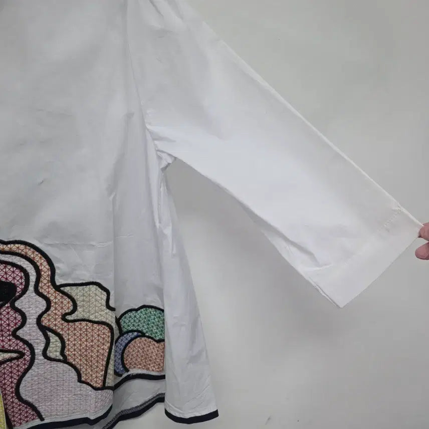 [BUNJANG] D.U Pattern Blouse XXL / D.U 패턴 블라우스 XXL 새제품