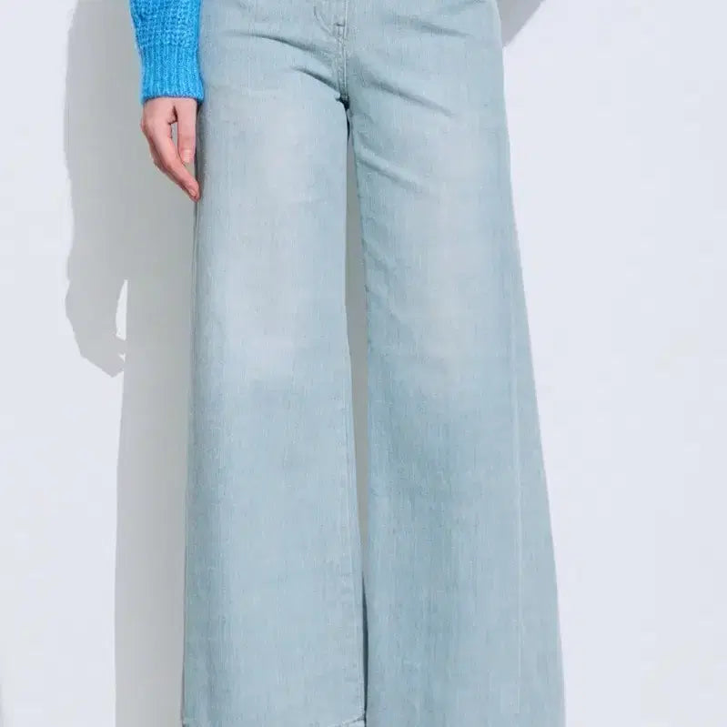[BUNJANG] Time Wide Flare Denim Pants / 한섬 타임 와이드 데님