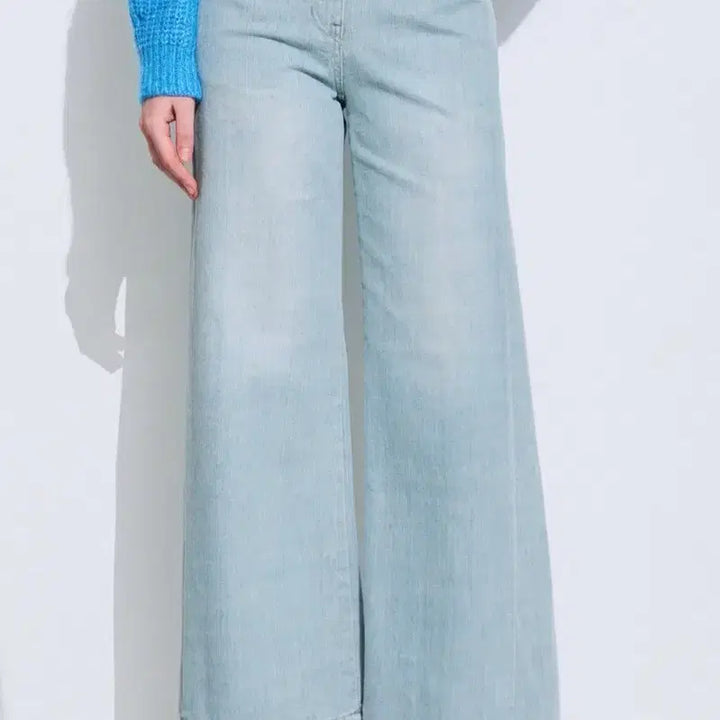 [BUNJANG] Time Wide Flare Denim Pants / 한섬 타임 와이드 데님