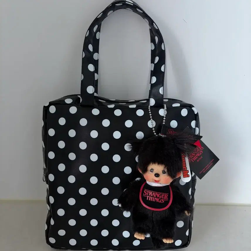[BUNJANG] Dot Pattern Handbag / 도트 땡땡이 가방