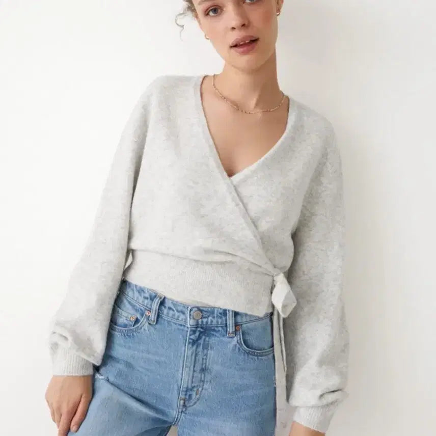 [BUNJANG] &amp; Other Stories Knit Wrap Cardigan / 앤아더스토리즈 니트랩가디건