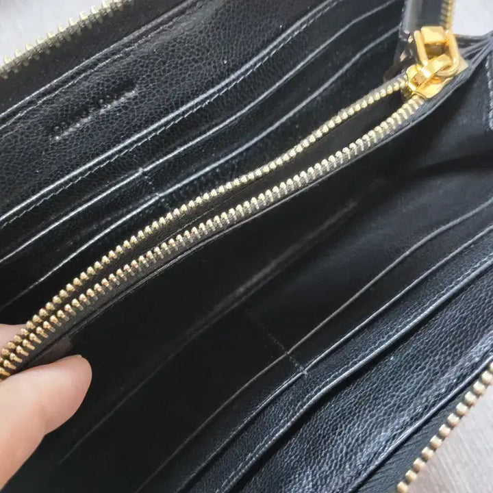 [BUNJANG] Miu Miu Black Ribbon Long Wallet / 미우미우 블랙 리본 장지갑