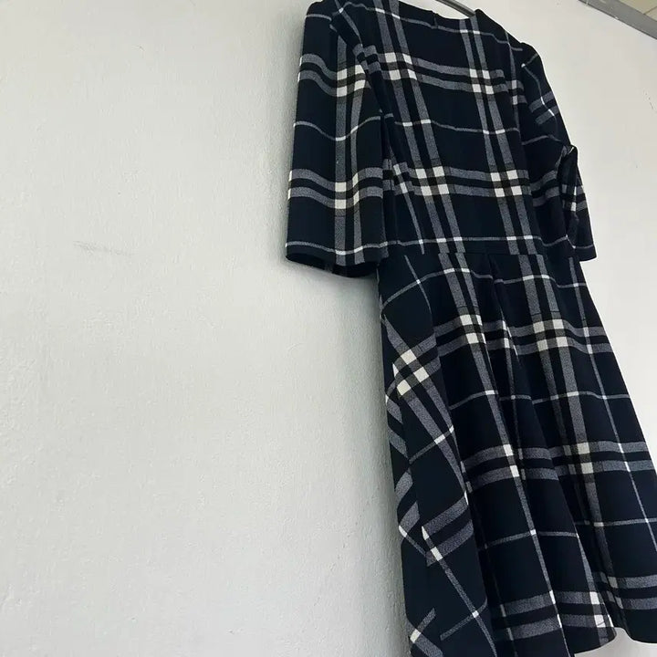 [BUNJANG] Tadan Checkered Mini Dress / 타단 체크 미니 원피스
