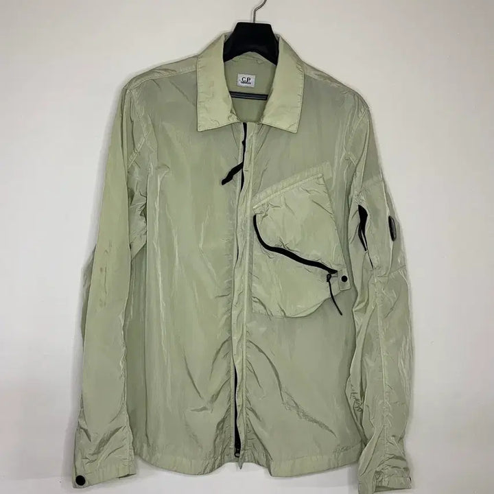 [SOLD OUT] CP컴퍼니 렌즈와펜로고 나일론 오버셔츠 자켓 바람막이