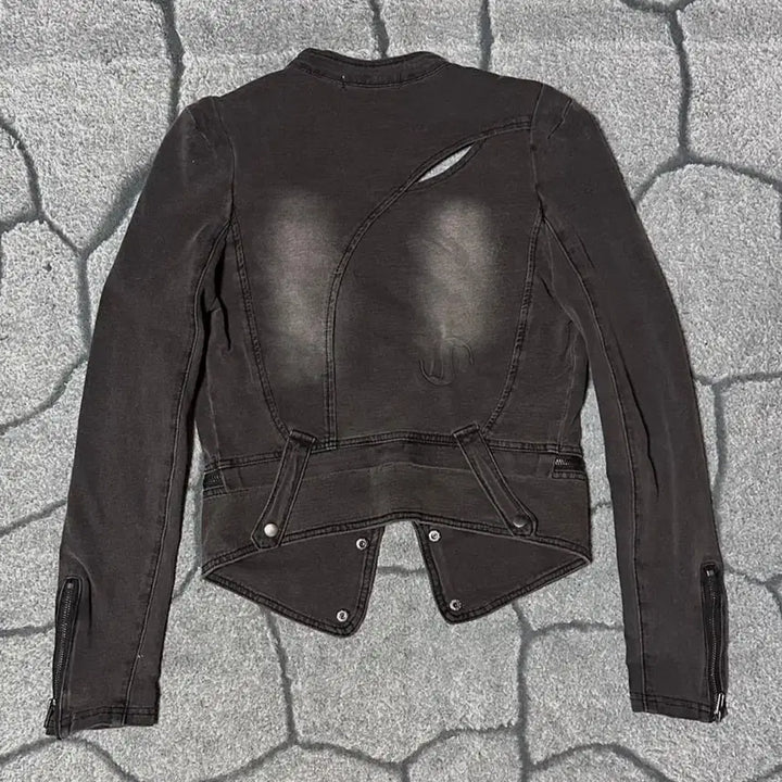 [BUNJANG] Ojos Spandex Denim Rider Jacket / 오호스 스판 데님 라이더 자켓 ojos