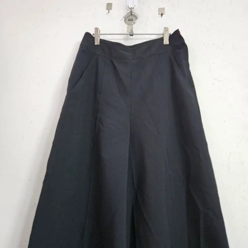 [BUNJANG] Black Wide Long Pants / 블랙 와이드 롱 팬츠27.