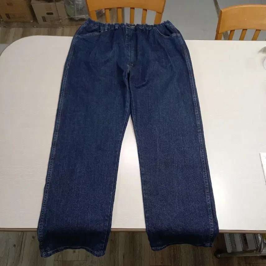 [BUNJANG] Wrangler Mexico Straight Fit Jeans / 42~Wrangler Mexico 밴딩 스판 일자진 진청 42-02