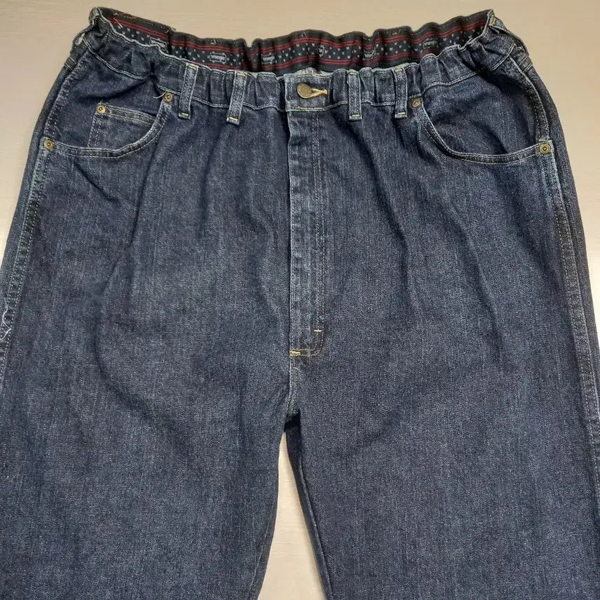 [BUNJANG] Wrangler Mexico Straight Fit Jeans / 42~Wrangler Mexico 밴딩 스판 일자진 진청 42-02