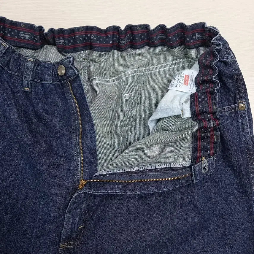 [BUNJANG] Wrangler Mexico Straight Fit Jeans / 42~Wrangler Mexico 밴딩 스판 일자진 진청 42-02