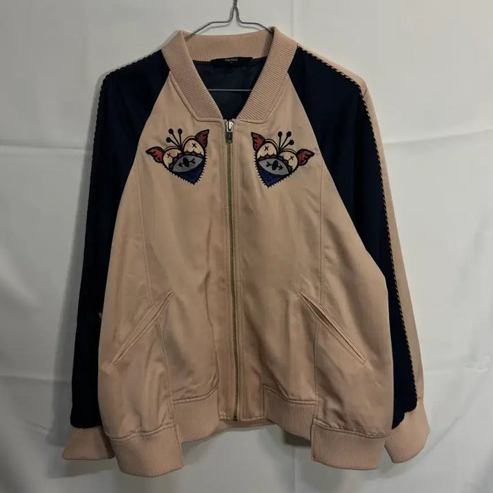 [BUNJANG] 2nd Floor Embroidered Souvenir Jacket / 2nd floor 세컨플로어 자수 스카잔