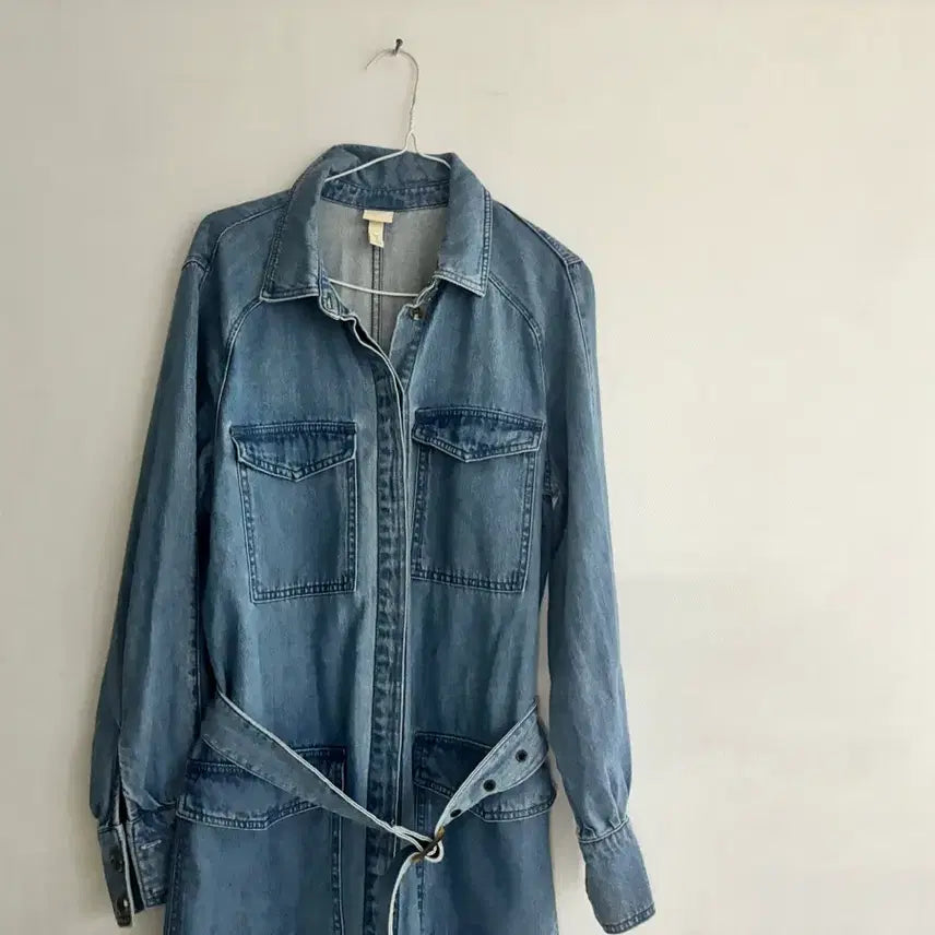 [SOLD OUT] H&amp;M 데님 롱 원피스