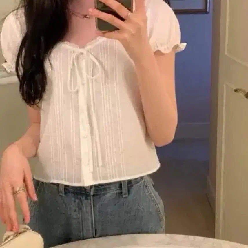 [BUNJANG] LePlain Rosy Blouse / 르플레인 로지블라우스 새상품