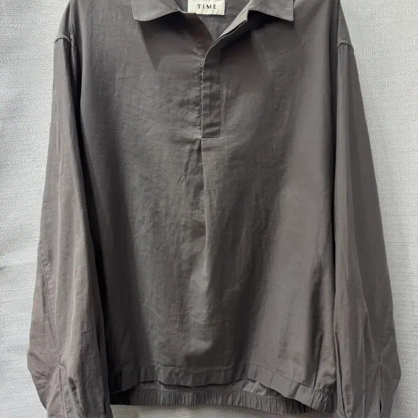 [SOLD OUT] 타임옴므 22FW 밴딩 풀오버 셔츠 (95~100)