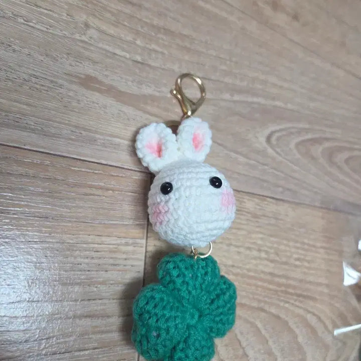 [BUNJANG] Handmade Crochet Rabbit Keyring / 토끼 뜨개키링