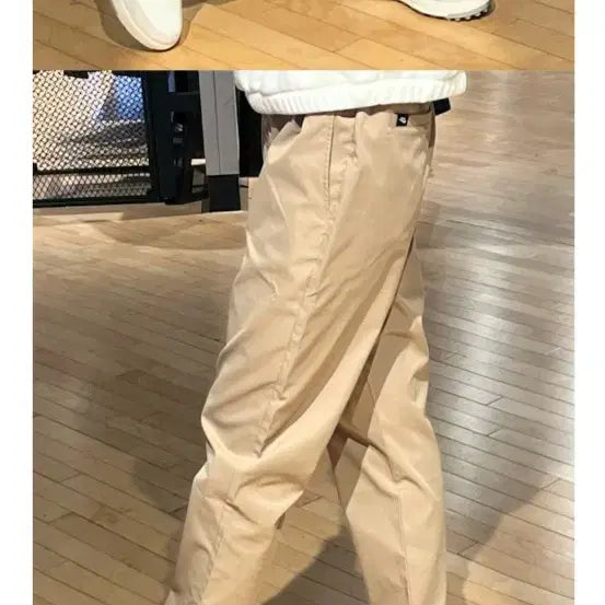 [BUNJANG] Nike Beige Cotton Pants / 나이키 베이지색 면바지