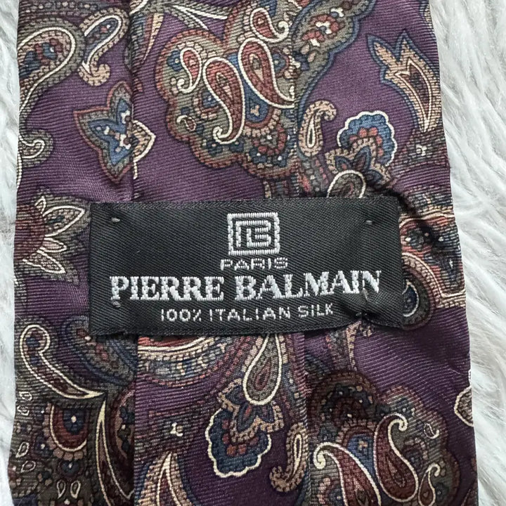 [BUNJANG] BALMAN Vintage Necktie Scarf / BALMAN 일본빈티지 넥타이 발망 빈티지넥타이 발망넥타이 스카프 OS