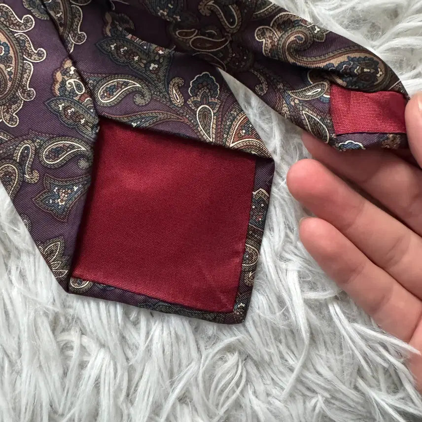 [BUNJANG] BALMAN Vintage Necktie Scarf / BALMAN 일본빈티지 넥타이 발망 빈티지넥타이 발망넥타이 스카프 OS